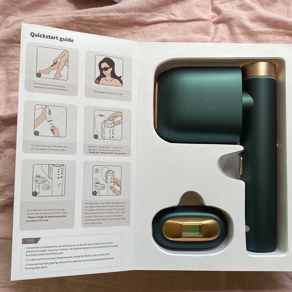 Gently used GREEN BoSidin Pro Permanent Hair Removal Device - Picture 3 of 5